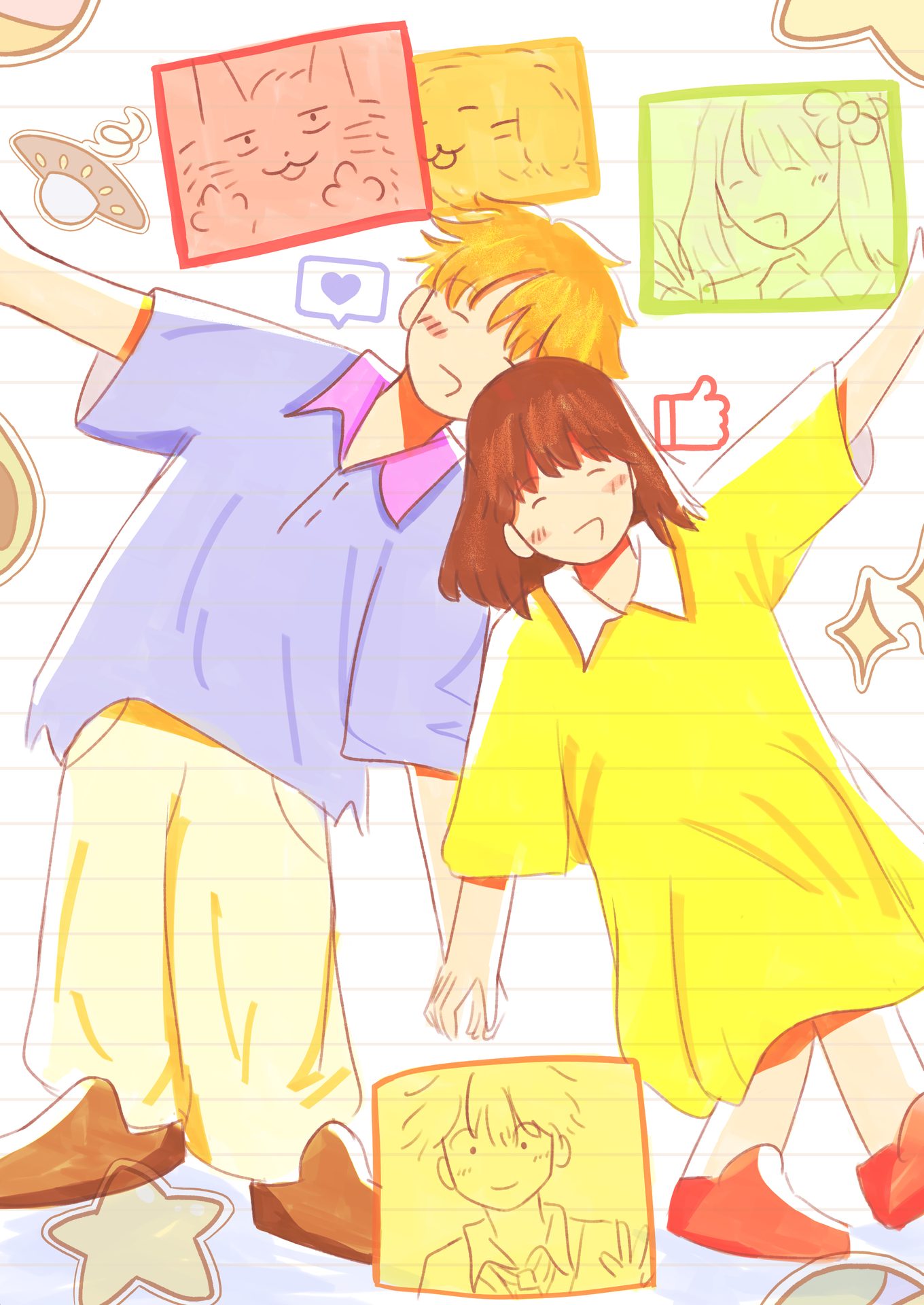 Skip and Loafer artwork 5